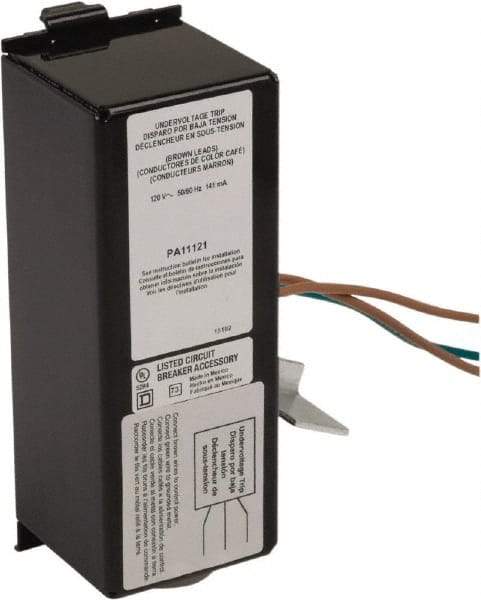 Square D - Circuit Breaker Undervoltage Trip - 120 VAC Control Voltage, Use with Molded Case Circuit Breaker - Apex Tool & Supply