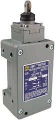 Square D - DPDT, 2NC/2NO, 600 Volt Screw Terminal, Roller Plunger Actuator, General Purpose Limit Switch - 1, 2, 4, 6, 12, 13, 6P NEMA Rating, IP67 IPR Rating - Apex Tool & Supply