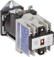 Square D - Electromechanical Screw Clamp General Purpose Relay - 5 Amp at 250 VDC, 4NO, 125 VDC - Apex Tool & Supply