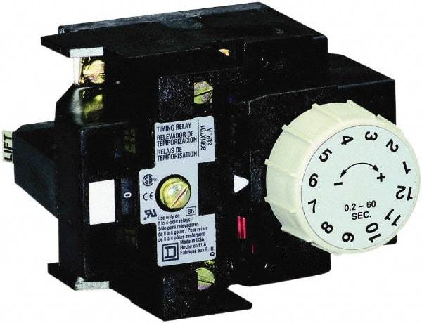 Square D - 8 Inch Long x 5 Inch Wide x 4 Inch High, NEMA Relay Timer Module Attachment - For Use With Pneumatic Timer Relay - Apex Tool & Supply