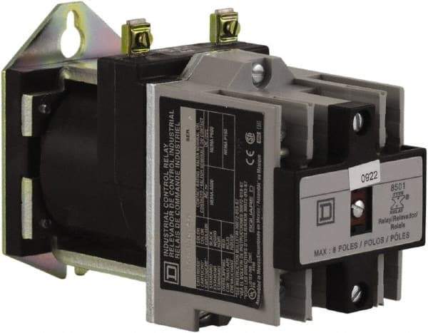 Square D - 4NO, 600 VAC Control Relay - Panel Mount - Apex Tool & Supply