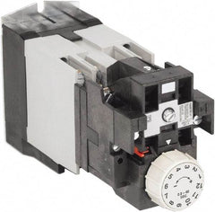 Square D - Time Delay Relay - 5 & 10 Contact Amp, 110 VAC at 50 Hz & 120 VAC at 60 Hz - Apex Tool & Supply
