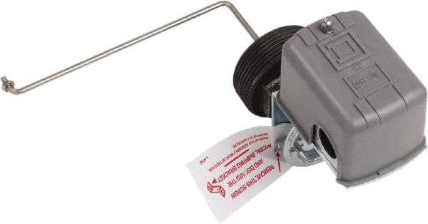 Square D - 1 NEMA Rated, DPST, Float Switch Pressure and Level Switch - 575 VAC, Line-Load-Load-Line Terminal - Apex Tool & Supply