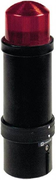 Schneider Electric - 120 VAC, 4X NEMA Rated, Strobe Tube, Red, Strobe Light - 60 Flashes per min, 70mm Pipe/Pendant, 70mm Diameter, 232mm High, IP65, IP66 Ingress Rating - Apex Tool & Supply