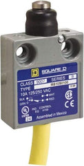 Square D - SPDT, NC/NO, 240 VAC, Prewired Terminal, Plunger Actuator, General Purpose Limit Switch - 1, 2, 4, 6, 6P NEMA Rating, IP67 IPR Rating, 80 Ounce Operating Force - Apex Tool & Supply