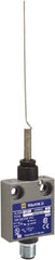 Square D - SPDT, NC/NO, 240 VAC, 4 Pin M12 Male Terminal, Cat Whisker Actuator, General Purpose Limit Switch - 1, 12, 13 NEMA Rating, IP54 IPR Rating, 15 Ounce Operating Force - Apex Tool & Supply