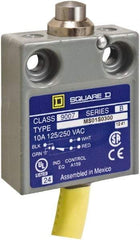 Square D - SPDT, NC/NO, Prewired Terminal, Plunger Actuator, General Purpose Limit Switch - 1, 2, 4, 6, 6P NEMA Rating, IP67 IPR Rating, 80 Ounce Operating Force - Apex Tool & Supply