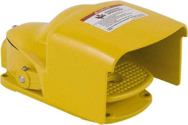 Square D - 1 Treadle, 3 Amp, Maintained (MA), SPST, Electric Foot Switch - 13, 2 & 4 NEMA Rated, 11-1/2" Long x 6.8" Wide x 6-1/2" High - Apex Tool & Supply