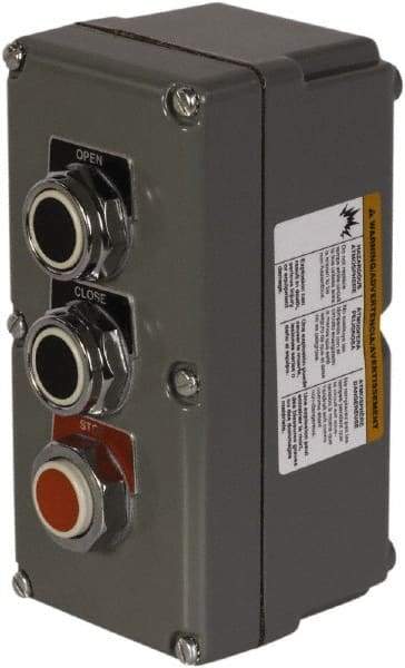 Schneider Electric - 1.18 Inch Mount Hole, Extended Straight, Pushbutton Switch - Weatherproof, Dust and Oil Resistant - Apex Tool & Supply