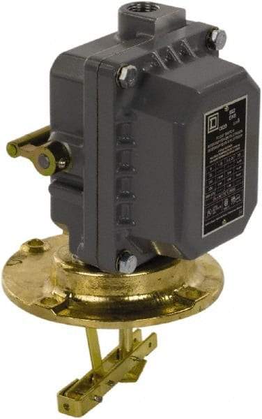 Square D - 4 NEMA Rated, DPST, Float Switch Pressure and Level Switch - 575 VAC, Line-Load-Load-Line Terminal - Apex Tool & Supply