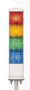 Schneider Electric - LED Lamp, Blue, Green, Orange, Red, Steady, Preassembled Stackable Tower Light Module Unit - 24 VAC/VDC, 100 Milliamp, IP54 Ingress Rating, Base Mount - Apex Tool & Supply