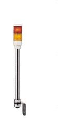 Schneider Electric - LED Lamp, Orange, Red, Steady, Preassembled Stackable Tower Light Module Unit - 24 VAC/VDC, 50 Milliamp, IP23, IP54 Ingress Rating, Pipe Mount - Apex Tool & Supply