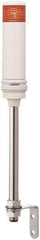Schneider Electric - Red LED Flashing & Steady Stackable Tower Light with Buzzer - 70 to 85 dB, Pipe Mount, IP23, IP54, 24V, 14 to 122°F - Apex Tool & Supply