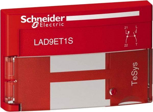 Schneider Electric - Red Retrofit Contactor Safety Cover - For Use with CAD32, CAD50 and LC1D09-D65A - Apex Tool & Supply