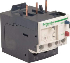 Schneider Electric - 3 Pole, NEMA Size 00-1, 2.5 to 4 Amp, 690 VAC, Thermal NEMA Overload Relay - Trip Class 20, For Use with LC1D09, LC1D12, LC1D18, LC1D25, LC1D32 and LC1D38 - Apex Tool & Supply