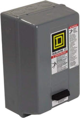 Square D - 600 Coil VAC, 27 Amp, NEMA Size 1, Enclosed Enclosure NEMA Motor Starter - 1 Phase hp: 7 1/2 at 200 Volt, 7 1/2 at 230 Volt, 3 Phase hp: 10 at 460 Volt, 10 at 575 Volt, 1 Enclosure Rating - Apex Tool & Supply