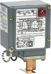 Square D - 4, 13 and 4X NEMA Rated, SPDT, 1.5 to 75 psi, Electromechanical Pressure and Level Switch - Fixed Pressure, 120 VAC at 6 Amp, 125 VDC at 0.22 Amp, 240 VAC at 3 Amp, 250 VDC at 0.27 Amp, 1/4 Inch Connector, Screw Terminal, For Use with 9012G - Apex Tool & Supply