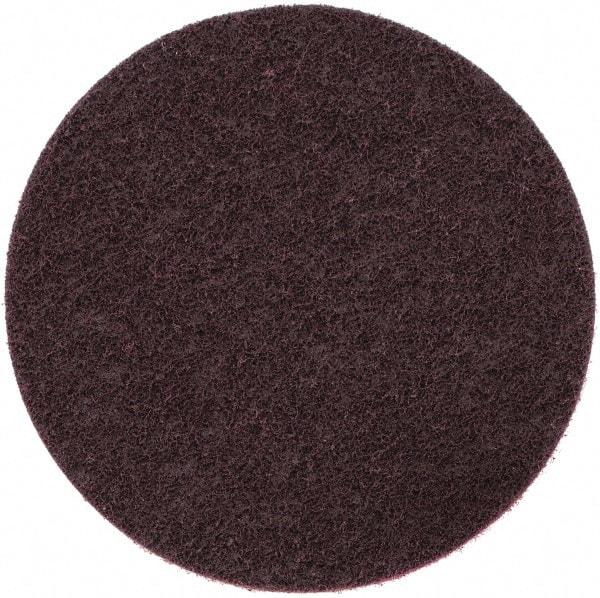 Merit Abrasives - 8" Diam, 80 Grit, Aluminum Oxide Hook & Loop Disc - Medium Grade, Nonwoven, - Apex Tool & Supply