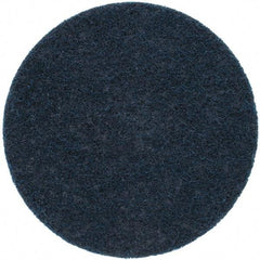 Merit Abrasives - 4" Disc Diam, 150 Grit, Aluminum Oxide Quick Change Disc - Type R Attaching System, Nonwoven, Blue, Very Fine Grade, 15,000 RPM - Apex Tool & Supply