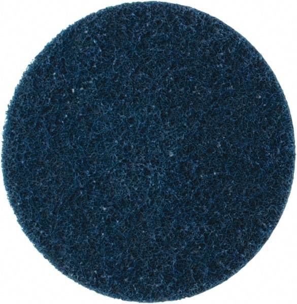 Norton - 4" Disc Diam, 150 Grit, Aluminum Oxide Quick Change Disc - Type R Attaching System, Nonwoven, Blue, Very Fine Grade, 15,000 RPM - Apex Tool & Supply