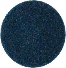 Norton - 4" Disc Diam, 150 Grit, Aluminum Oxide Quick Change Disc - Type R Attaching System, Nonwoven, Blue, Very Fine Grade, 15,000 RPM - Apex Tool & Supply