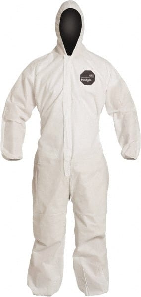 Dupont - Pack of 25 Size 4XL Film Laminate General Purpose Coveralls - Apex Tool & Supply