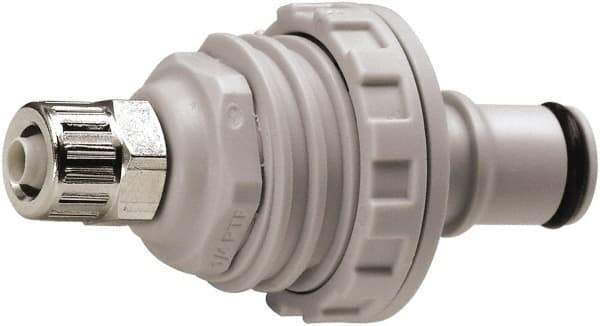 CPC Colder Products - 1/4" Nominal Flow, Male, Nonspill Quick Disconnect Coupling - 120 Max psi, 32 to 160°F, Polypropylene Coupling - Apex Tool & Supply