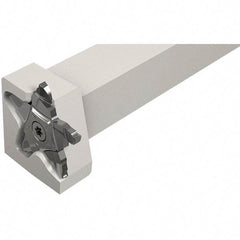 Iscar - External Thread, 0.197" Max Depth of Cut, 2.39mm Min Groove Width, 135mm OAL, Right Hand Indexable Grooving Cutoff Toolholder - 25mm Shank Height x 25mm Shank Width, PENTA 34F Insert Style, PCHPRS Toolholder Style, Series PentaCut - Apex Tool & Supply