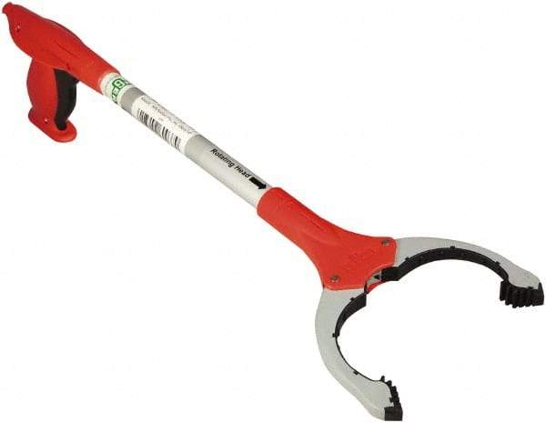 Unger - 18" Long Trash Pick Up Tool - Aluminum - Apex Tool & Supply