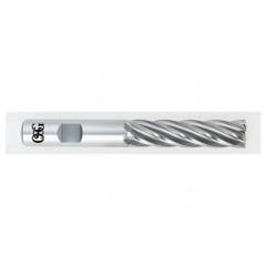 7/8 Dia. x 5-3/4 Overall Length 4-Flute Square End HSS-CO SE End Mill-Round Shank-Non-Center Cutting-Uncoated - Apex Tool & Supply