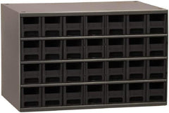 Akro-Mils - 28 Drawer, Small Parts Cabinet - 11" Deep x 17" Wide x 11" High - Apex Tool & Supply