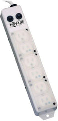 Tripp-Lite - 6 Outlets, 120 VAC15 Amps, 15' Cord, Power Outlet Strip - Keyhole, Tab Mount, 5-15 NEMA Configuration, 13-3/4" Strip - Apex Tool & Supply