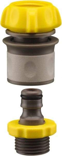 Nelson - 3/4-8 Garden Hose Coupler & Connector Set - Plastic, Female & Male Connector - Apex Tool & Supply