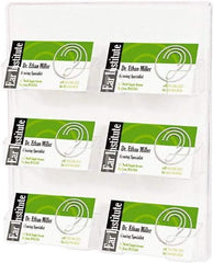 Deflect-o - 8-3/8" Wide x 1-1/2" Deep x 9-3/4" High, 6 Compartments, Plastic Business Card Holder - Clear, 4-1/10" Compartment Width x 1-1/2" Compartment Depth x 1" Compartment Height - Apex Tool & Supply