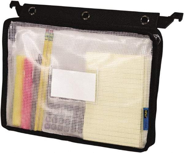 ADVANTUS - 8-1/2" Long x 11" Wide Pocket - Black & Clear - Apex Tool & Supply