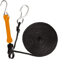 The Perfect Bungee - Light Duty Tie Down with Triangulated Galvanized S Hook - 144" OAL, Safety Orange - Apex Tool & Supply
