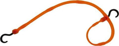 The Perfect Bungee - Adjustable Bungee Strap with Molded Nylon Hook End - 36" OAL, Safety Orange - Apex Tool & Supply