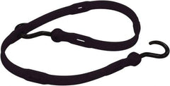 The Perfect Bungee - Adjustable Bungee Strap with Molded Nylon Hook End - 36" OAL, Black - Apex Tool & Supply