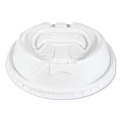 DART - Optima Reclosable Lids for Paper Hot Cups for 10-24 oz Cups, White, 1000/Carton - Apex Tool & Supply