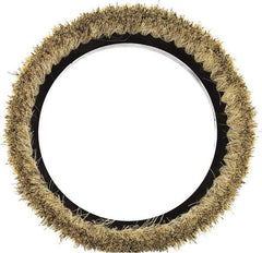 Oreck - Polishing/Light Scrubbing Brush - 12" Machine, Tan Pad, Natural Fiber - Apex Tool & Supply