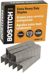 Stanley Bostitch - 0.19" Leg Length, Steel Heavy Duty Stapler Staples - 180 Sheet Capacity, For Use with Bostitch B380HD - Apex Tool & Supply