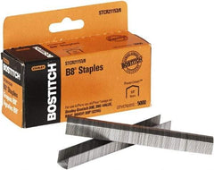 Stanley Bostitch - 0.38" Leg Length, Steel Standard Staples - 45 Sheet Capacity, For Use with Bostitch B8 Staplers - Apex Tool & Supply