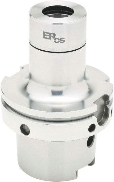 Parlec - 0.04" to 13/32" Capacity, 6.3" Projection, HSK100A Hollow Taper, ER16 Collet Chuck - 13/32" Shank Diam - Exact Industrial Supply