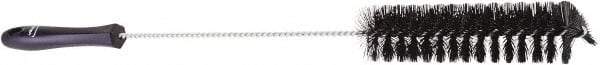 Vikan - 1-1/2" Diam Polyester Tube Brush - 19.9" OAL, 7.9" Head Length, Stainless Steel Handle - Apex Tool & Supply
