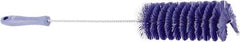 Vikan - 2.4" Diam Polyester Tube Brush - 19.4" OAL, 7.9" Head Length, Stainless Steel Handle - Apex Tool & Supply