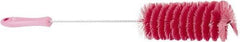 Vikan - 2.4" Diam Polyester Tube Brush - 19.4" OAL, 7.9" Head Length, Stainless Steel Handle - Apex Tool & Supply