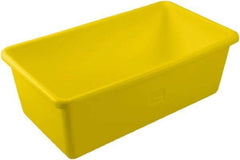 Remco - 149 Gal, 500 Lb Load Capacity Yellow Polyethylene Tote Container - Nesting, 46.8" Long x 26-1/2" Wide x 16.9" High - Apex Tool & Supply