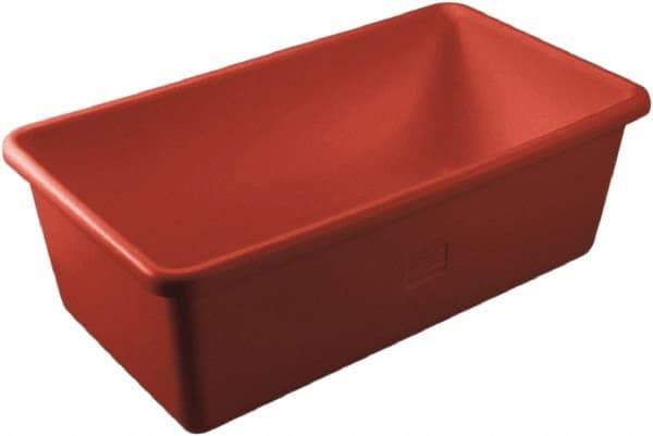 Remco - 149 Gal, 500 Lb Load Capacity Red Polyethylene Tote Container - Nesting, 46.8" Long x 26-1/2" Wide x 16.9" High - Apex Tool & Supply