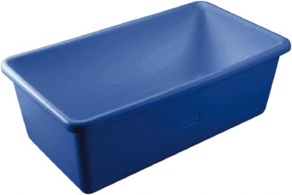Remco - 149 Gal, 500 Lb Load Capacity Blue Polyethylene Tote Container - Nesting, 46.8" Long x 26-1/2" Wide x 16.9" High - Apex Tool & Supply