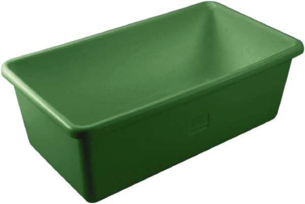 Remco - 149 Gal, 500 Lb Load Capacity Green Polyethylene Tote Container - Nesting, 46.8" Long x 26-1/2" Wide x 16.9" High - Apex Tool & Supply